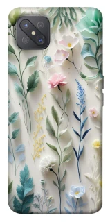Чехол на Oppo A92s Floral design ver.3 фото 1 из 1