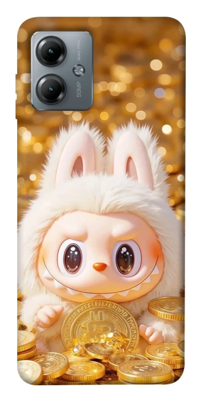 Чохол на Motorola Moto G14 Bitcoin Labubu фото 1 з 1