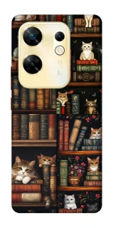Чехол на Infinix Zero 30 4G Cats & Books фото 1 из 1