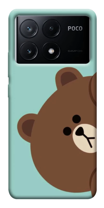 Чохол на Xiaomi Poco X6 bear фото 1 з 1