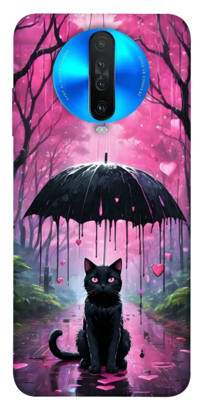 Чохол на Xiaomi Redmi K30 Black cat фото 1 з 1