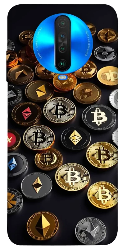 Чехол на Xiaomi Poco X2 Many coins фото 1 из 1