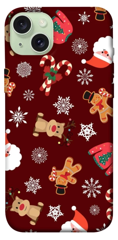 Чехол на Apple iPhone 15 Plus (6.7") Новогодний v6 фото 1 из 1