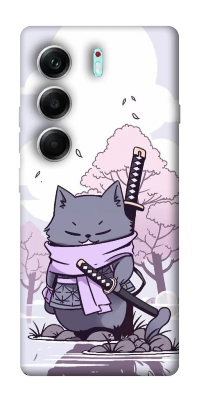 Чохол на Tecno Camon 40 Pro 5G Samurai cat фото 1 з 1