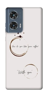 Чохол на Motorola Edge 50 Coffee with you фото 1 з 1