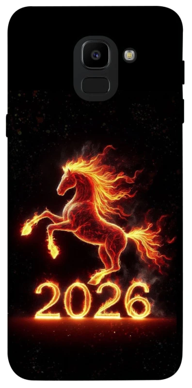 Чохол на Samsung J600F Galaxy J6 (2018) Red Fire Horse ver.1 фото 1 з 1