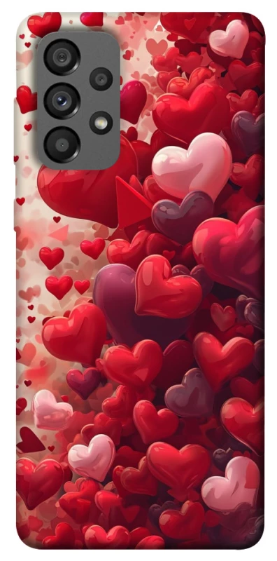 Чохол на Samsung Galaxy A73 5G Many hearts фото 1 з 1