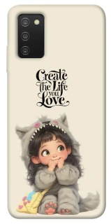 Чохол на Samsung Galaxy A03s Create the life you love фото 1 з 1
