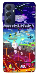 Чехол на Samsung Galaxy M54 5G Minecraft world фото 1 из 1