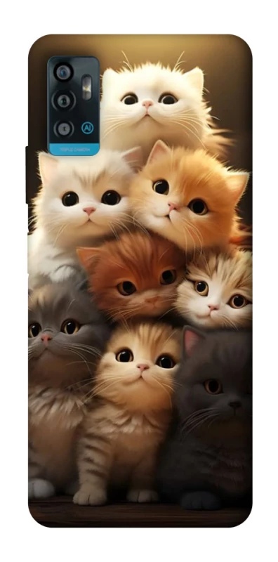 Чехол на ZTE Blade A71 Чехол Kittie Love v2 фото 1 из 1