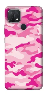 Чехол на Oppo A15s / A15 camouflage pink фото 1 из 1