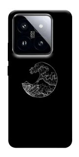Чехол на Xiaomi 14 Pro Black tsunami фото 1 из 1