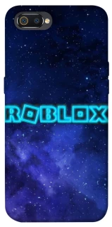 Чехол на Realme C2 Roblox Space Logo Blue фото 1 из 1
