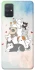 Чехол на Samsung Galaxy A71 Funny Pets ver.2 фото 1 из 1