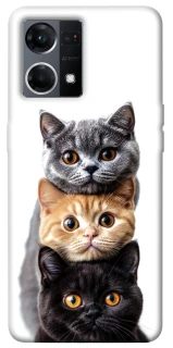 Чохол на Oppo Reno 7 4G Гарні котики фото 1 з 1