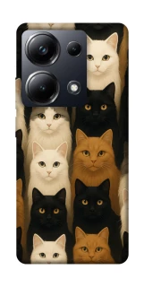 Чехол на Xiaomi Poco M6 Pro 4G Colorful Cat Collage фото 1 Чехол на Xiaomi Poco M6 Pro 4G Colorful Cat Collage фото 1 из 1