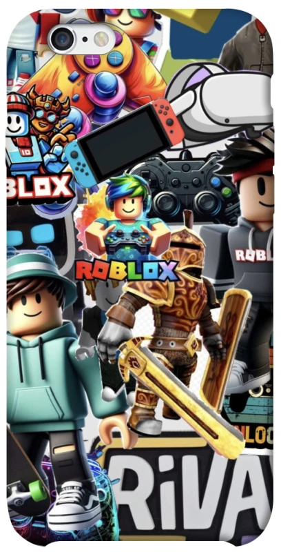 Чехол на Apple iPhone 6/6s (4.7") Roblox collage ver.1 фото 1 из 1