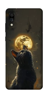 Чохол на ZTE Blade A5 (2020) Кіт під місяцем v2 фото 1 з 1