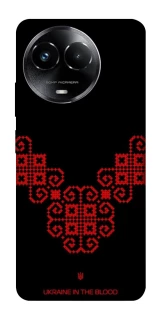 Чохол на Realme C67 4G Чорно-червона вишиванка фото 1 з 1