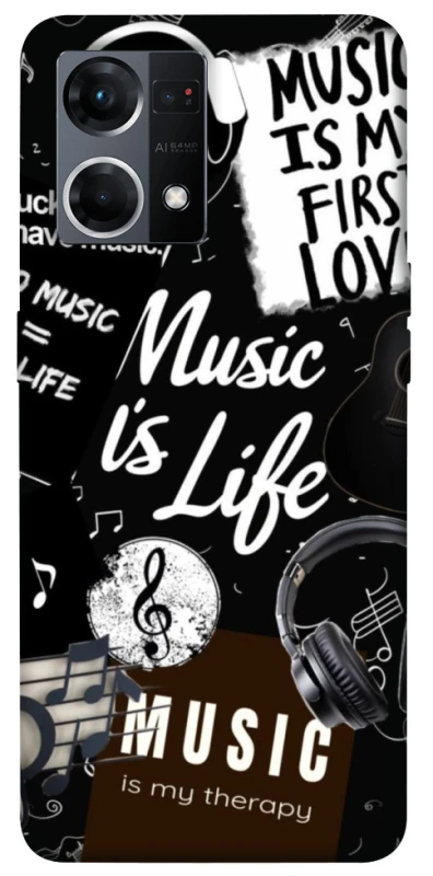 Чохол на Oppo Reno 7 4G Music is Life фото 1 з 1