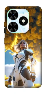Чохол на TECNO Spark Go 2024 Cyber space girl ver.3 фото 1 з 1