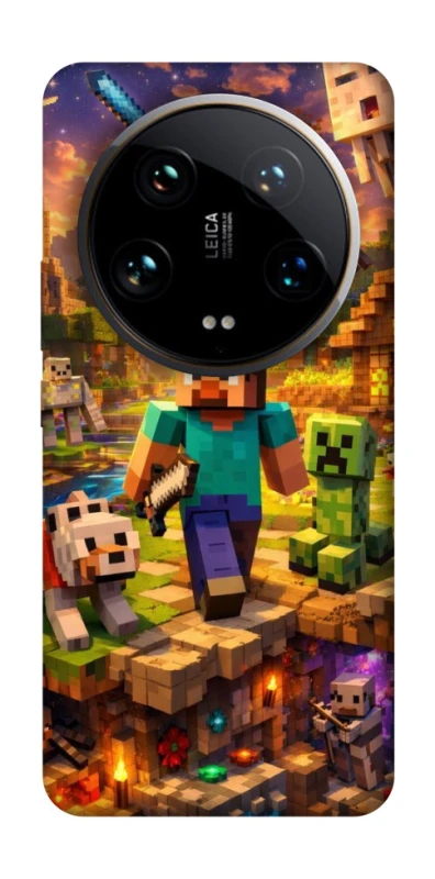 Чохол на Xiaomi 14 Ultra Minecraft v6 фото 1 з 1