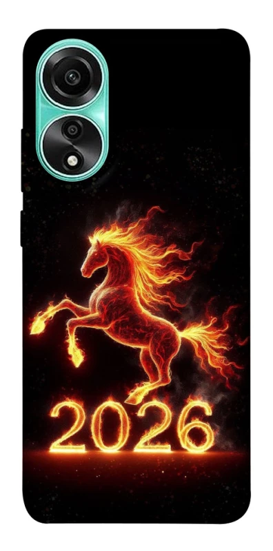 Чохол на Oppo A78 4G Red Fire Horse ver.1 фото 1 з 1