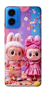 Чехол на Motorola Moto G45 Labubu twins ver.2 фото 1 из 1