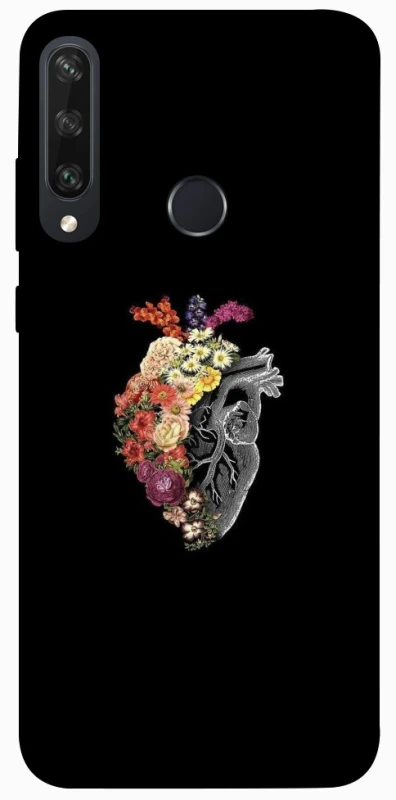 Чохол на Huawei Y6p Heart with flowers фото 1 з 1
