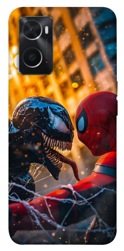 Чехол на Oppo A76 4G Venom vs Spiderman фото 1 из 1