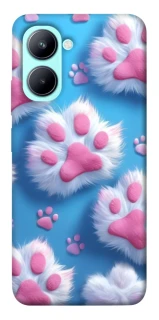 Чохол на Realme C33 Cat paw фото 1 з 1