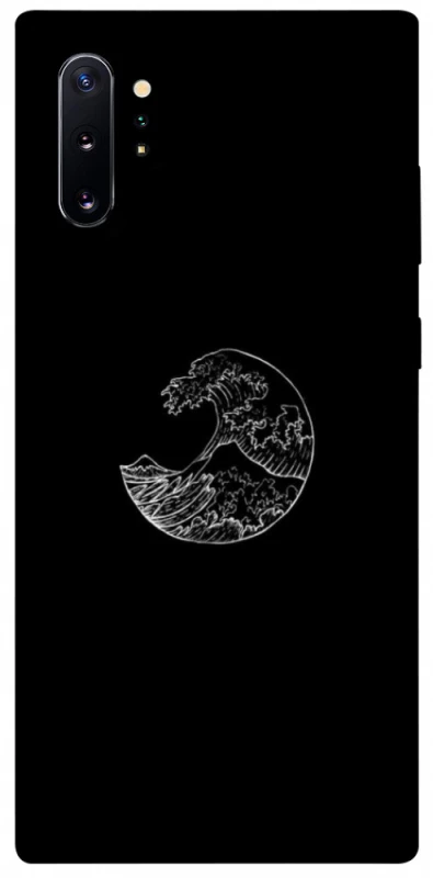 Чохол на Samsung Galaxy Note 10 Plus Black tsunami фото 1 з 1