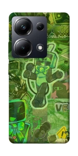 Чехол на Xiaomi Poco M6 Pro 4G Dandysworld tv green theme фото 1 из 1