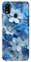 Чехол на ZTE Blade A51 Синие цветы фото 1 из 1