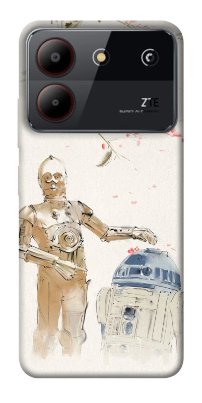 Чохол на ZTE Blade A54 4G Star Wars robots фото 1 з 1