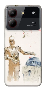 Чохол на ZTE Blade A54 4G Star Wars robots фото 1 з 1