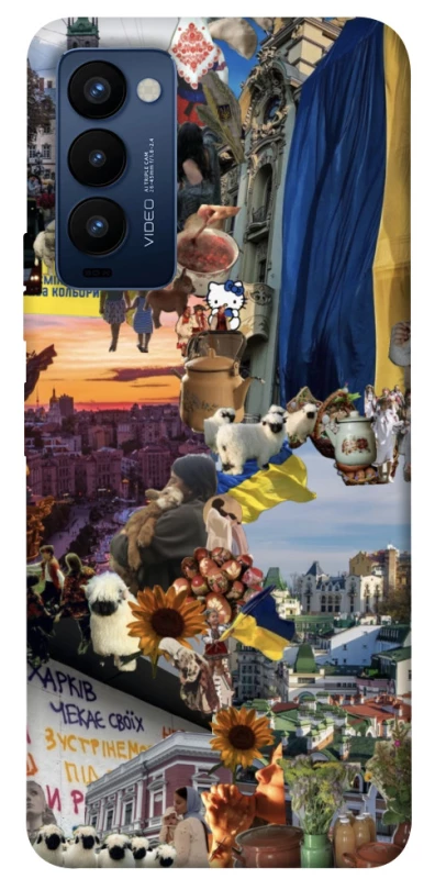 Чехол на TECNO Camon 18 Ukraine style ver.2 фото 1 из 1