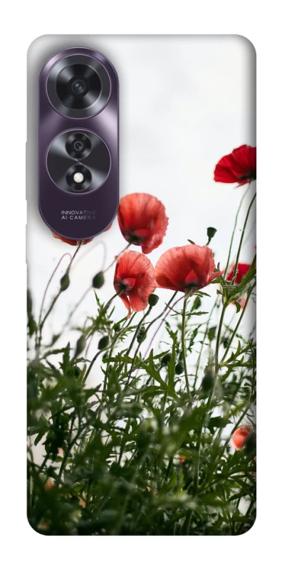 Чохол на Oppo A60 Поле маків фото 1 з 1