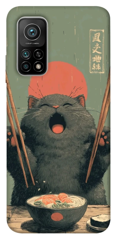Чохол на Xiaomi Mi 10T Hungry Cat фото 1 з 1