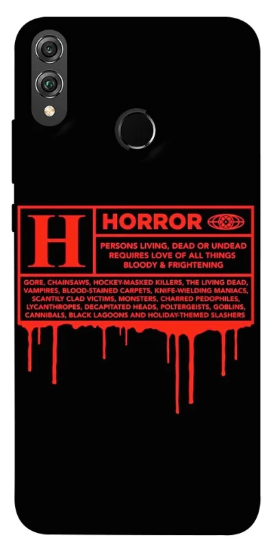 Чохол на Huawei Honor 8X Horror Halloween фото 1 з 1