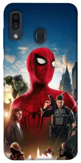 Чехол на Samsung Galaxy A20 / A30 Spider Man ver.2 фото 1 из 1