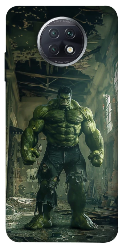 Чехол на Xiaomi Redmi Note 9 5G / Note 9T Angry Hulk фото 1 из 1