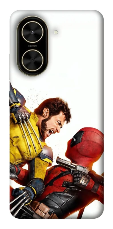 Чехол на Xiaomi Poco C71 Deadpool and Wolverine фото 1 из 1
