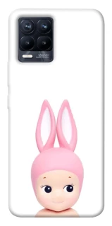 Чехол на Realme 8 Minimal Bunny Peek фото 1 из 1