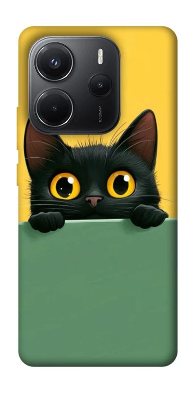 Чохол на Xiaomi Redmi Note 14 4G (Int. version) Black cat v2 фото 1 з 1