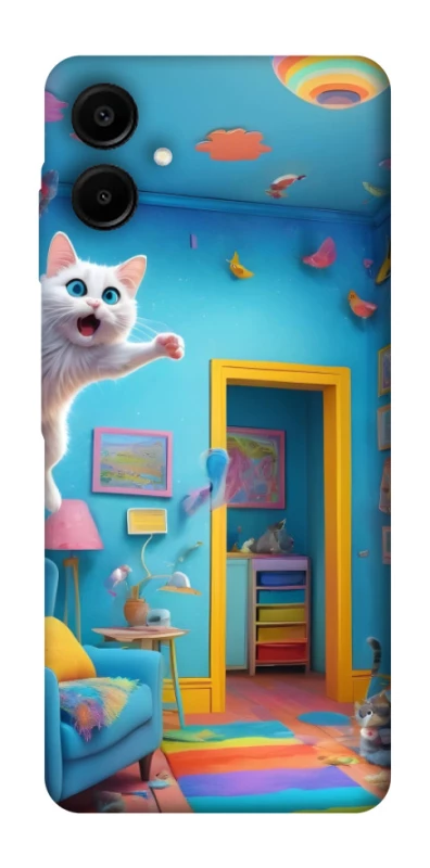 Чохол на Samsung Galaxy A07 crazy cat фото 1 з 1