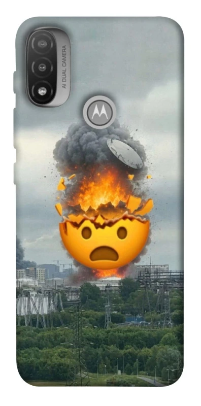 Чохол на Motorola Moto E20 Moscow never sleeps ver.2 фото 1 з 1