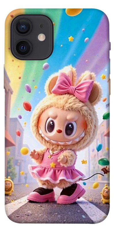 Чехол на Apple iPhone 12 (6.1") Labubu rainbow фото 1 из 1