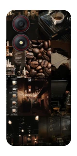 Чохол на ZTE Blade A34 4G Coffee collage ver.1 фото 1 з 1