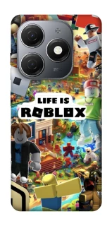 Чехол на TECNO Spark 20 Life is Roblox фото 1 из 1